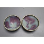 Two Chinese pottery bowls, diameter 10cm