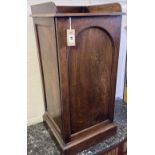 A Victorian mahogany bedside cabinet, width 41cm, depth 40cm, height 88cm