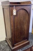 A Victorian mahogany bedside cabinet, width 41cm, depth 40cm, height 88cm
