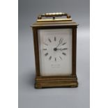 A Hamilton & Co repeating carriage clock, height 13cm