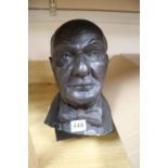 Ian Milner (d. 2020). A plaster bust of Sir Georg Solti (1912-1997)