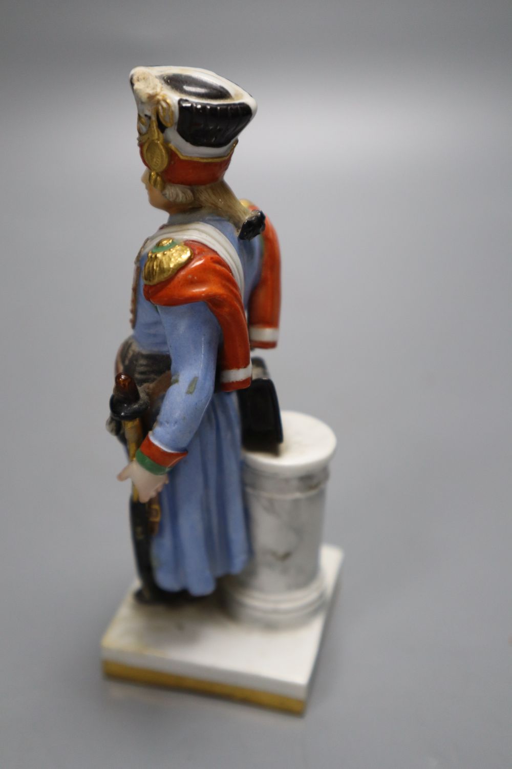 A Meissen figure of a Royal prince, height 12cm - Image 3 of 3