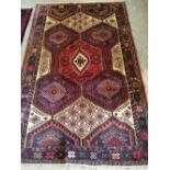 A Hamadan rug, 195 x 124cm