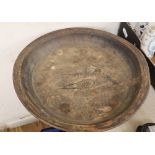 A 19th century turned sycamore bowl, diameter 53cm