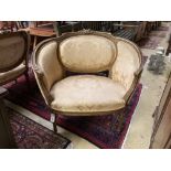 A Louis XVI style fauteuil