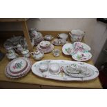 A French faience part dinner service