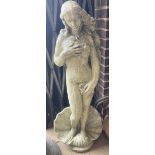 A reconstituted stone garde statue of Venus, height 117cm