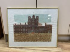 Robert Tavener (1920-2004), limited edition print, St James Palace, signed in pencil, 29/75, 54 x