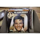 Seventeen assorted albums, mainly Elvis Presley