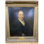 Thomas Arrowsmith (1771-1839), oil on canvas, Portrait of John Pickup, dated 1825, 75 x