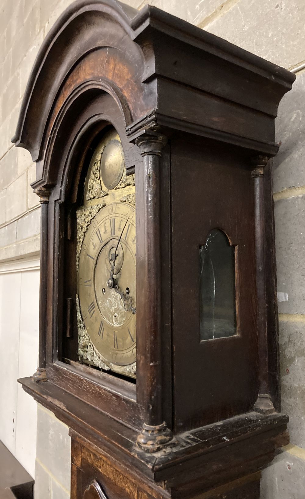 Emanuel Hopperton of Leeds. A George III oak longcase clock, H.234cm - Image 6 of 9