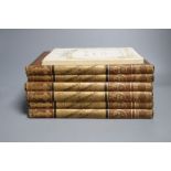 The Complete Works of William Hogarth, 150 steel engravings publ. by Mackenzie, in 6 vols, Ann
