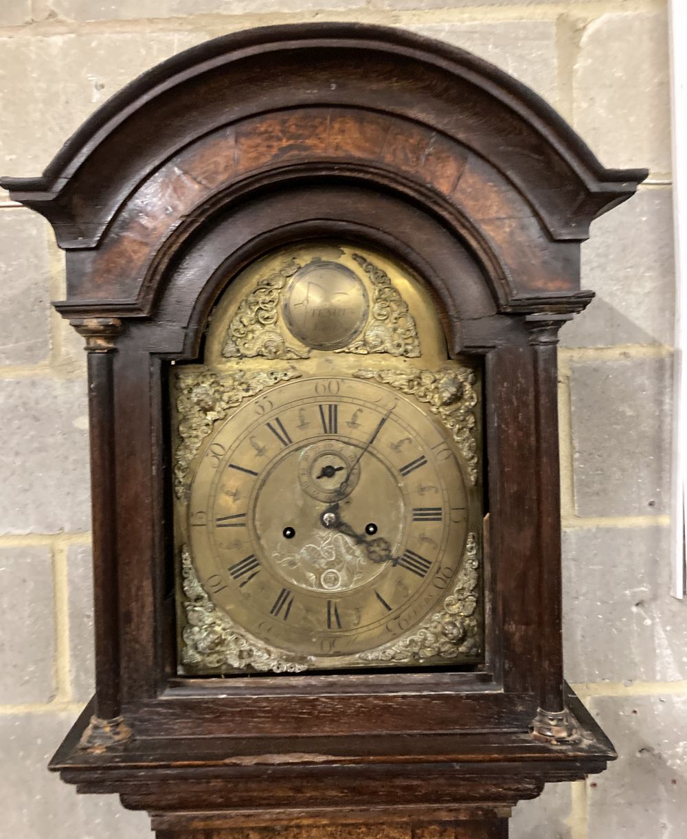 Emanuel Hopperton of Leeds. A George III oak longcase clock, H.234cm - Image 5 of 9