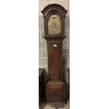 Emanuel Hopperton of Leeds. A George III oak longcase clock, H.234cm