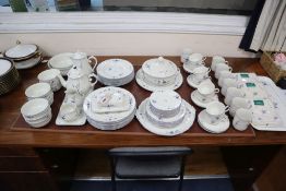 A Villeroy & Boch Vieux Luxembourg blue and white tea, dinner and coffee service