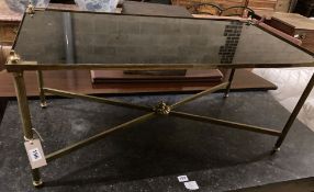 A Maison Jansen-style coffee table, width 90cm, depth 47cm, height 40cm