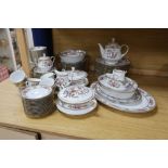 A Noritake 'Asian Dream' pattern tea and dinner service