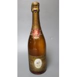 A bottle of Louis Roederer Cristal Champagne 1971