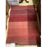 A Kelim and other rugs, largest 240 x 140cm (4)