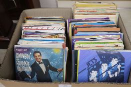 Approximately 100 45 rpm singles, 1970's / 1990's