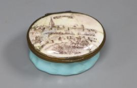 An early 19th century South Staffordshire enamel box