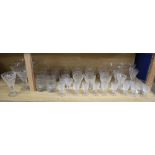 A collection of assorted antique and later glass ware (46)CONDITION: Generally good condition