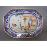 An 18th century Chinese famille rose dish