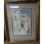 Reginald Barratt (1861-1917), watercolour, Gwalier 1911, signed, 22 x 15cm