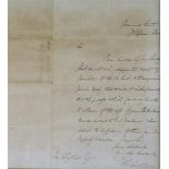 New Zealand History: Two Downing Street Letters dated 1846, addressed to Matthew Whytlaw and written