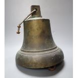 A ship's bell, height 31cm