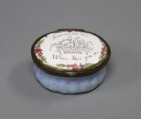 An early 19th century South Staffordshire enamel box