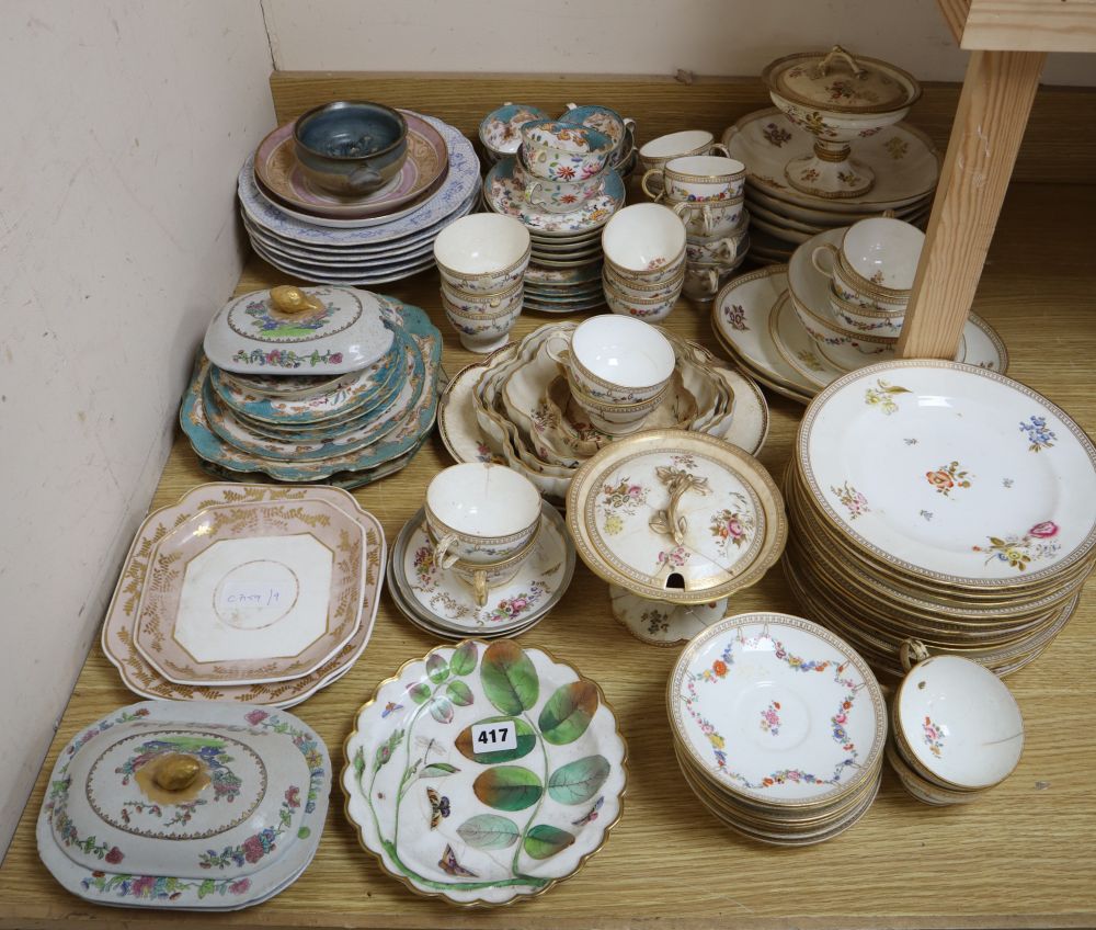 A quantity of Victorian teaware etc.