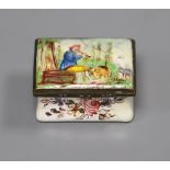 An early 19th century South Staffordshire enamel box