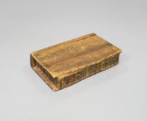 A quantity of assorted British and world coinage, William IV to Victoria in a wooden book box.