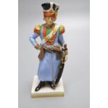 A Meissen figure of a Royal prince, height 12cmCONDITION: Hat chipped front right (lost plume?)