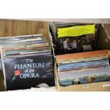 A large quantity of vinyl LP's and singles, Rock Pop, Jazz and Classical