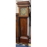 A George III oak 30-hour longcase clock marked Spinney, Blandford