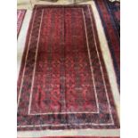 A Turkman carpet, 260 x 135cm
