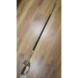 An Edward VII court sword, length 84cm
