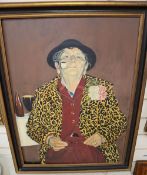 Christian Spurling, oil on board, 'Baba, Romany grandma', signed and dated 1970, 62 x 46cm