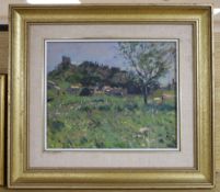 Ken Howard OBE RA (1932-), oil on board, Vaison, Provence, signed, inscribed 10.5.95 verso, 23 x