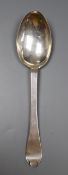 Channel Isles- An 18th century Guernsey silver dog-nose spoon, maker's mark only for Henry