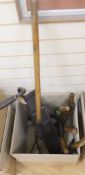 Assorted gardening tools