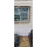 A retailer's white finished wirework mannequin, 156cm highCONDITION: Good condition