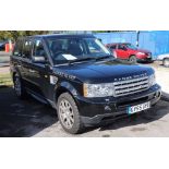 GY55 GYU. A 2005 Range Rover Sport 4.2 Supercharged V8NO BUYER'S PREMIUM CHARGE ON THIS LOT