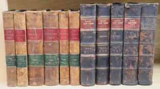 Six Law Journals, 1823-1848, and five Scots Law Times, 1923-27