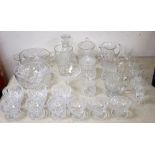 A quantity of glassware