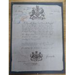 An 1871 passport for Earl Granville Viscount