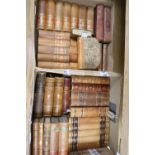 A collection of Scandinavian bindings, including Bonniers Konversations Lexikon, 17 vols,
