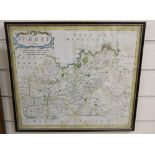 Map of Surrey by Robert Morden